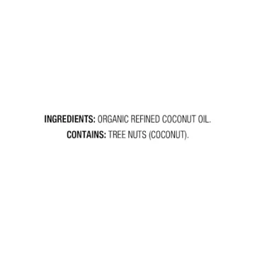 Organic Refined Coconut Oil for Cooking & Skincare