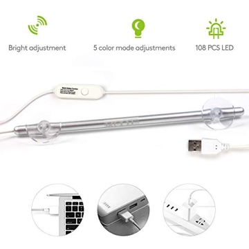 Portable KOOT LED Vanity Makeup Lights for Travel and Home