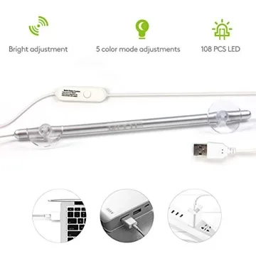 Portable KOOT LED Vanity Makeup Lights for Travel and Home