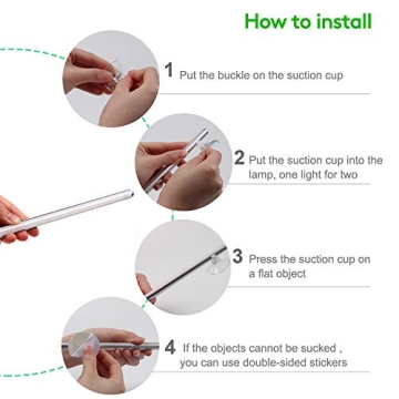 Portable KOOT LED Vanity Makeup Lights for Travel and Home