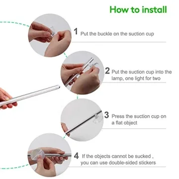 Portable KOOT LED Vanity Makeup Lights for Travel and Home