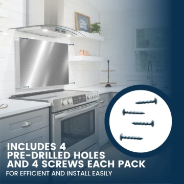 Reversible Metal Backsplash for Easy Stovetop Use