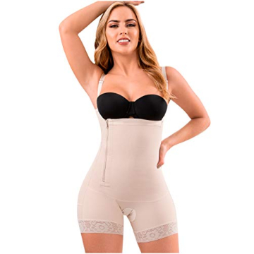 LT.ROSE BBL Faja Tummy Tuck S111 - Ultimate Compression Garment for Women in Beige, XL