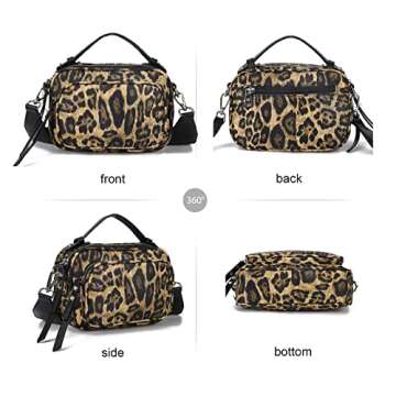 Small Crossbody Purses for Women PU Leather Quilted Cross Body Bag and Satchel Handbags with Top Handle