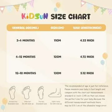 KIDSUN Infant Baby Booties - Warm Non-Slip Winter Slippers