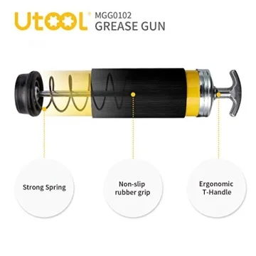 UTOOL Heavy Duty Grease Gun 8000 PSI with Accessories