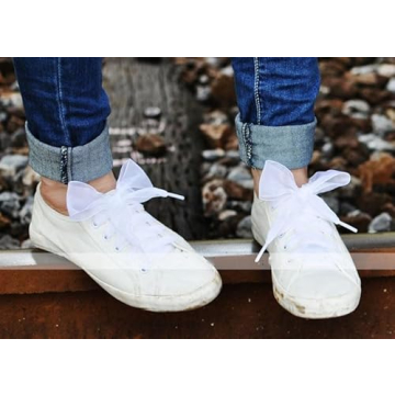 Vibrant Satin Ribbon Shoelaces for Stylish Footwear Upgrade