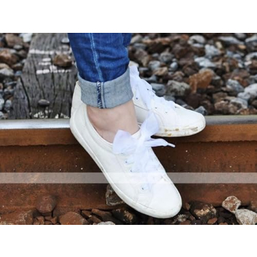 Vibrant Satin Ribbon Shoelaces for Stylish Footwear Upgrade