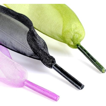 Vibrant Satin Ribbon Shoelaces for Stylish Footwear Upgrade