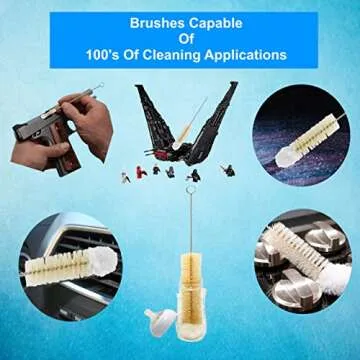 Bendable Bottle Brush Set for Narrow Spaces & Test Tubes