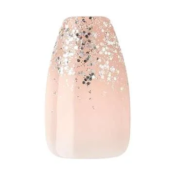 KISS Premium Classy Fake Nails - Long Coffin Shape