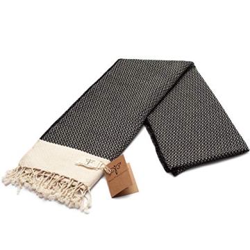 Smyrna Turkish Cotton Vintage Beach Towel - Quick Dry & Oversized