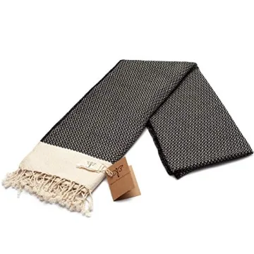 Smyrna Turkish Cotton Vintage Beach Towel - Quick Dry & Oversized