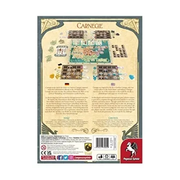 Carnegie - Strategic Board Game for 1-4 Players