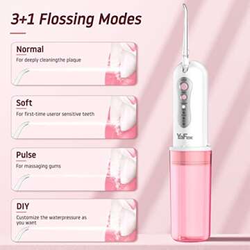 Portable Cordless Dental Flosser - Perfect for Travel