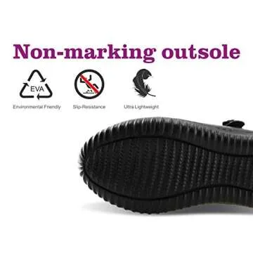 JABASIC Girl's Mary Jane School Uniform Shoes (6.5,Black)