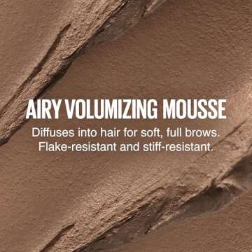 Maybelline Superfluff Volumizing Brow Mousse, All Day Tinted Brow Gel For Soft Full Brows, Medium Brown, 1 Count