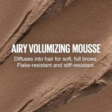 Maybelline Superfluff Volumizing Brow Mousse, All Day Tinted Brow Gel For Soft Full Brows, Medium Brown, 1 Count