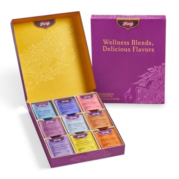 Yogi Get Well Organic Tea Gift Set - 9 Herbal Varieties