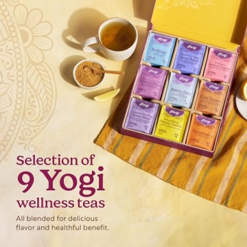 Yogi Get Well Organic Tea Gift Set - 9 Herbal Varieties