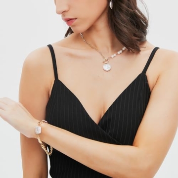 Sylph 18K Gold Pearl Bracelet - Classy Women's Jewelry