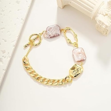 Sylph 18K Gold Pearl Bracelet - Classy Women's Jewelry