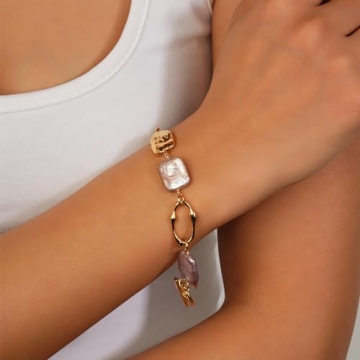 Sylph 18K Gold Pearl Bracelet - Classy Women's Jewelry