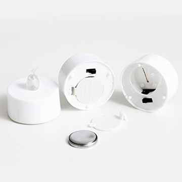 LANKER LED Tea Lights 24 Pack Warm White Flameless Candles