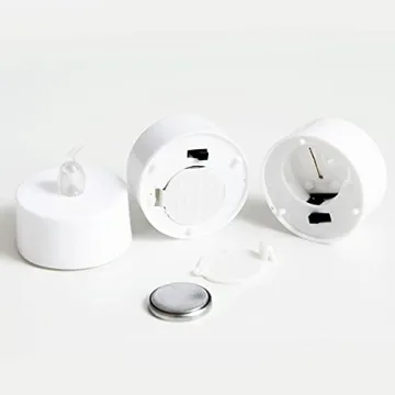 LANKER LED Tea Lights 24 Pack Warm White Flameless Candles