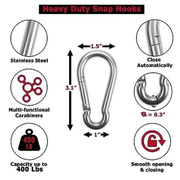 A2ZCARE Deluxe Tricep Rope Cable Attachment, 27 & 36 Inch Rope Length, Non-Slip & Easy to Grip with Snap Hook for Gym & Home Workout (A. 27" Black)