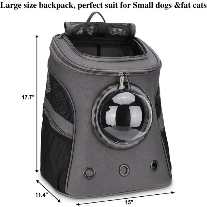 LOLLIMEOW Large Bubble Pet Carrier for Travel