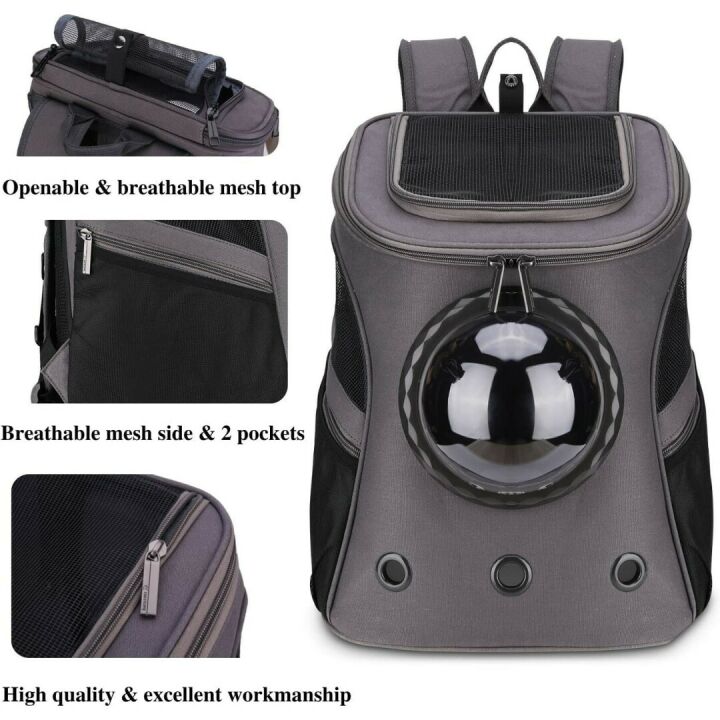 LOLLIMEOW Large Bubble Pet Carrier for Travel