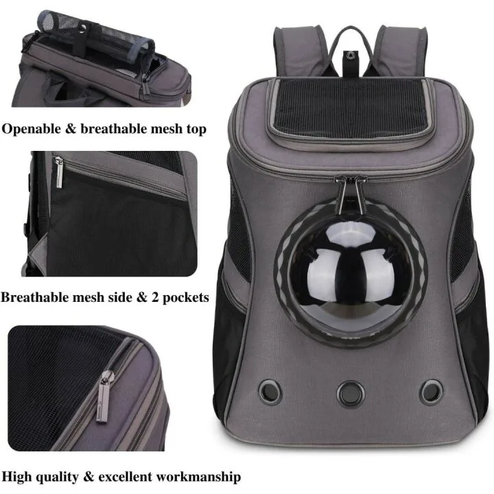 LOLLIMEOW Large Bubble Pet Carrier for Travel