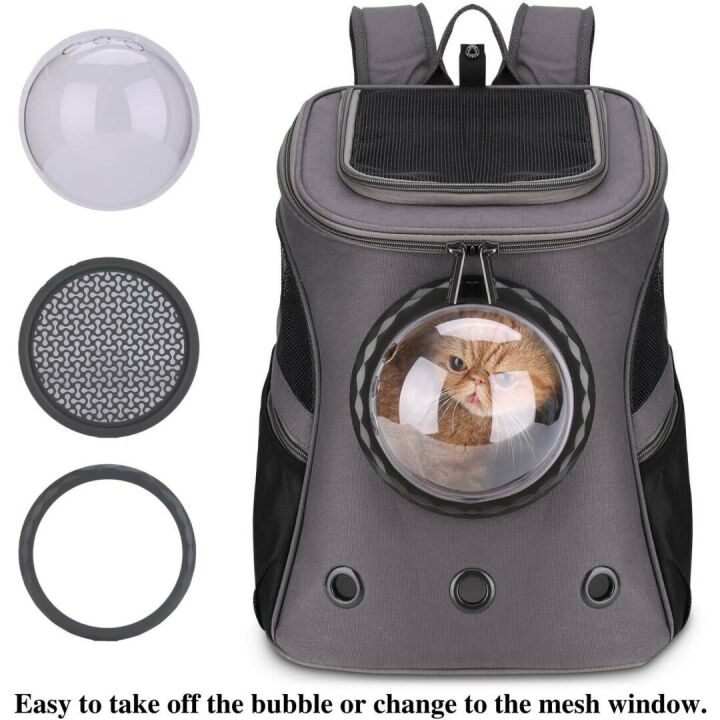 LOLLIMEOW Large Bubble Pet Carrier for Travel