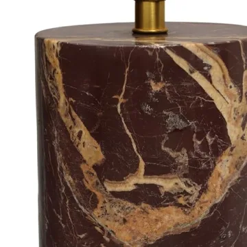 Tov Furniture Marble Red Levanto Table Lamp - Elegant Lighting