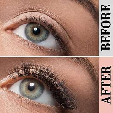 300PCS Disposable Eyelash Brush with 1 Replacement Container, Mascara Wands for Eye Lash Makeup Accessories, Spoolies for Eyelash Extensions, Crystal Eyebrow Brushes - Black