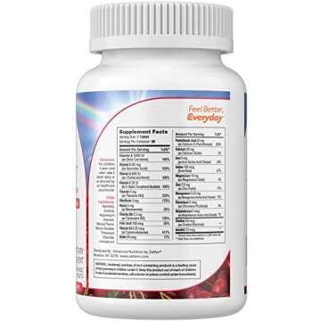 Zahler Kids Multivitamin Chewable Vitamin Tablets - Complete Nutrition for Children