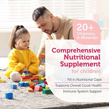 Zahler Kids Chewable Vitamins - 20+ Nutrients for Children