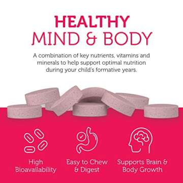 Zahler Kids Chewable Vitamins - 20+ Nutrients for Children