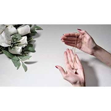 Stunning Rose Gold Pendant Necklace for Women and Girls