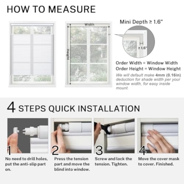MiLin Top Down Bottom Up Cordless Cellular Shades - Light Filtering