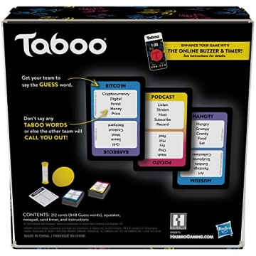 Discover the Hasbro Taboo Classic Game for All Ages