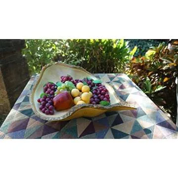 Handcrafted Sustainable Mango Wood Fruit Bowl for Home