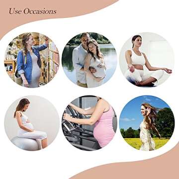 Maternity Support Belt Breathable Pregnancy Belly Band Abdominal Binder Adjustable Back/Pelvic Support- XL