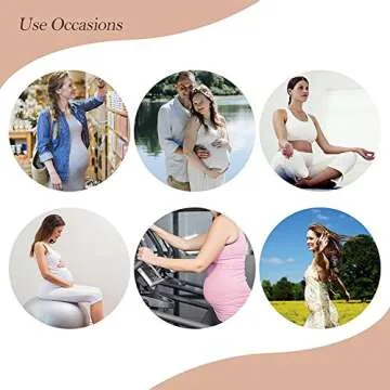 Maternity Support Belt Breathable Pregnancy Belly Band Abdominal Binder Adjustable Back/Pelvic Support- XL