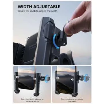 Lamicall Bike Phone Mount for Secure Riding & Capturing