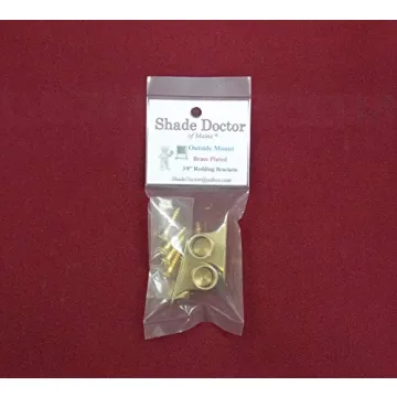 Brass Plated Rod Brackets for Elegant Home Decor