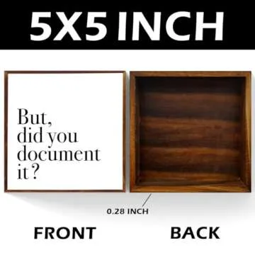 But Did You Document It Office Decor Sign Wooden Box, Funny Office Decor Wood Plaque Box Sign Gift f...