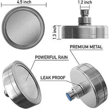 AquaHomeGroup Luxury Filtered Shower Head for Health