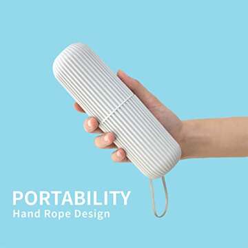 Sunenlyst Travel Toothbrush Holder Set for On-the-Go Hygiene